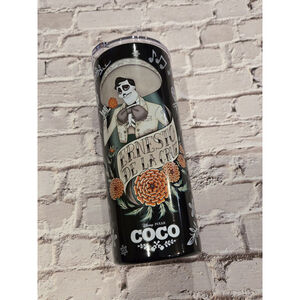 Disney Pixar Coco Ernesto De La Cruz Steel Tumbler 17oz Straw NWT (D-14)
